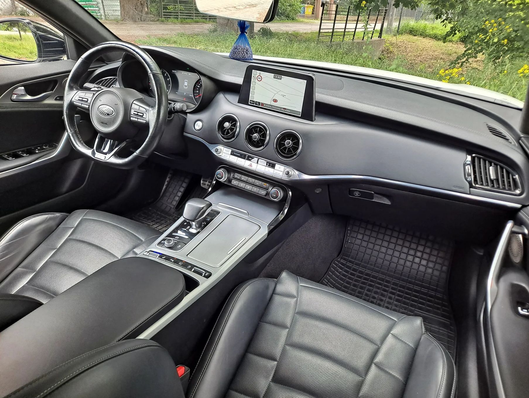 Kia Stinger AWD 3.3 Navi Kamery360 KeyLess Skóra Harman Pamięci