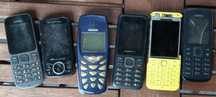 Stare telefony klawiszowe,  Nokia,  Sony Ericsson