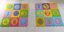 Puzzle piankowe na podloge z cyferkami kwadrat 32x32