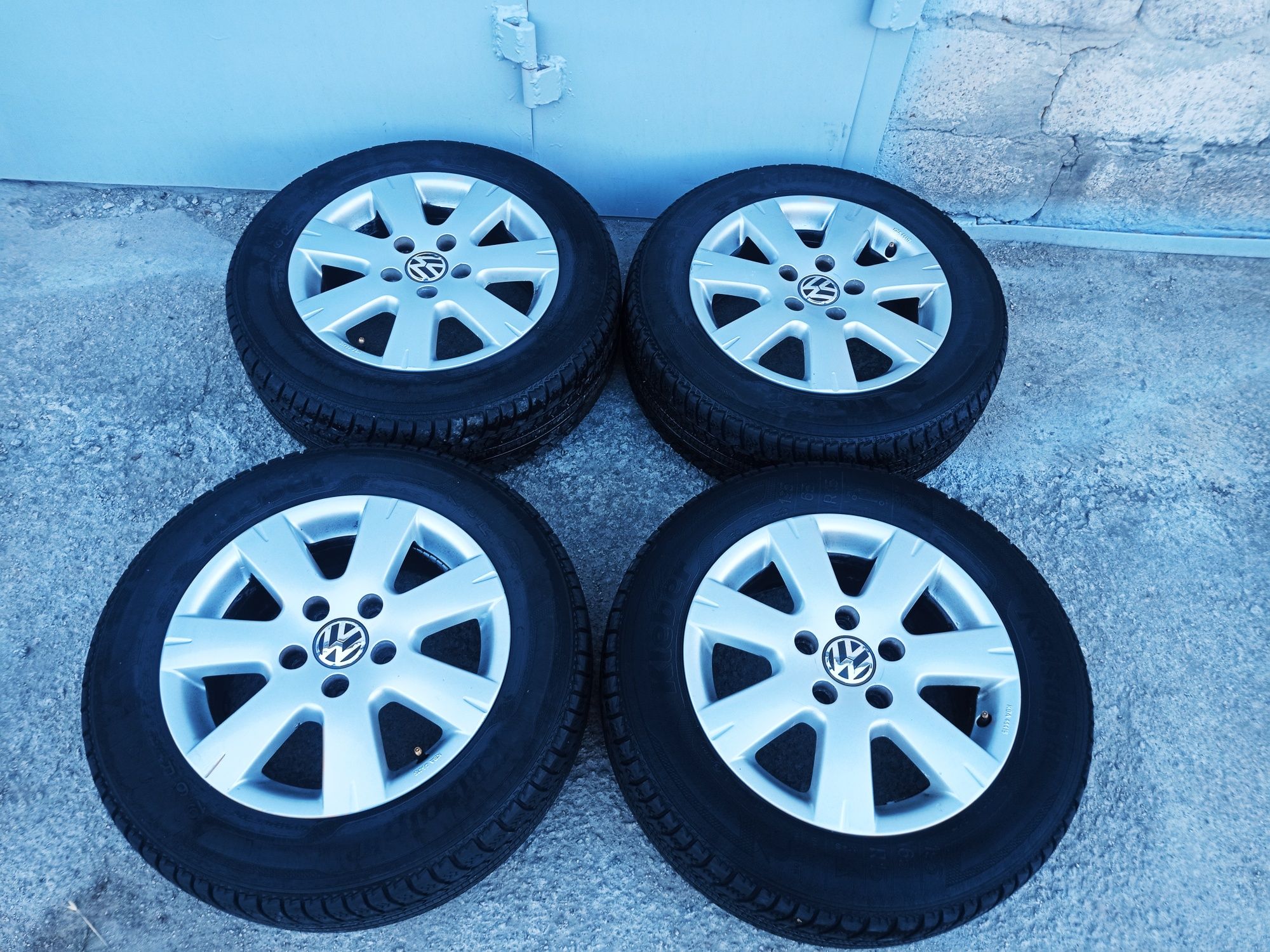 Диски 5х112 r15 оригінал volkswagen+резина зима 195/65r15 ціна за все