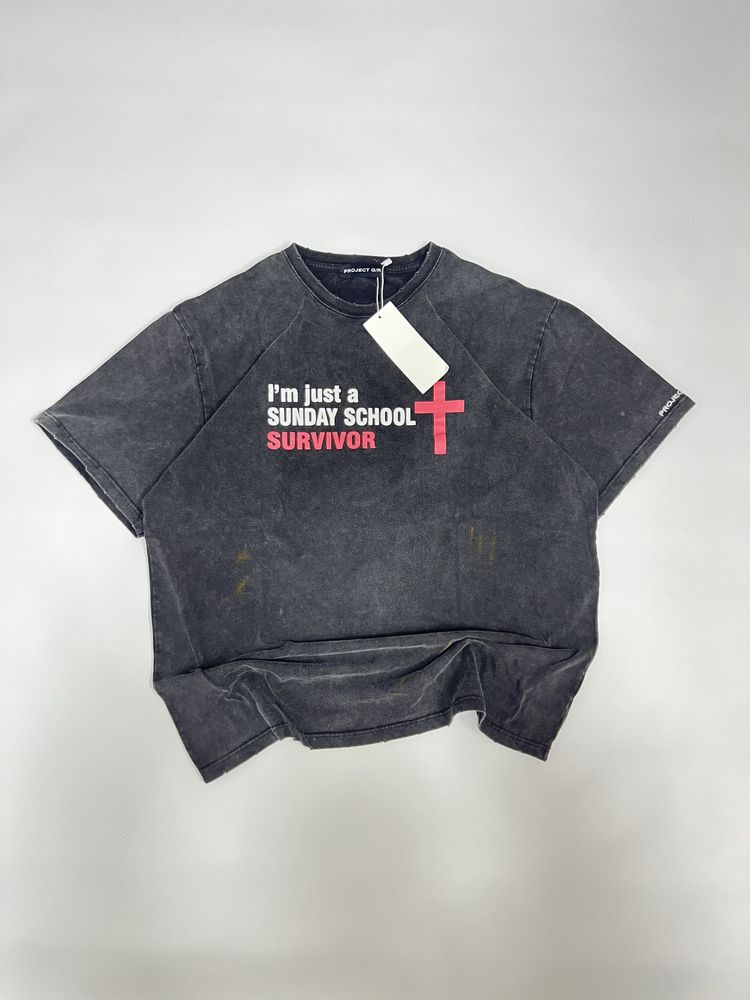 Футболка Grailz Project G/R opium archive washed black M
