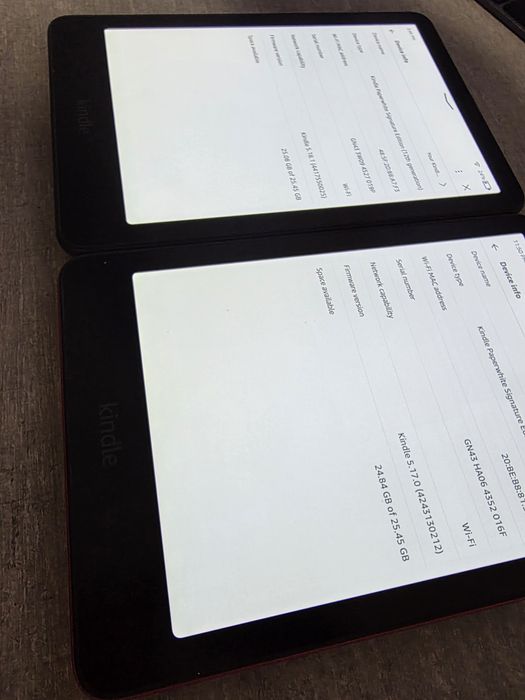 Kindle Paperwhite 2025. 12 покоління. Чорний. Червоний. 32гб. Гарантія