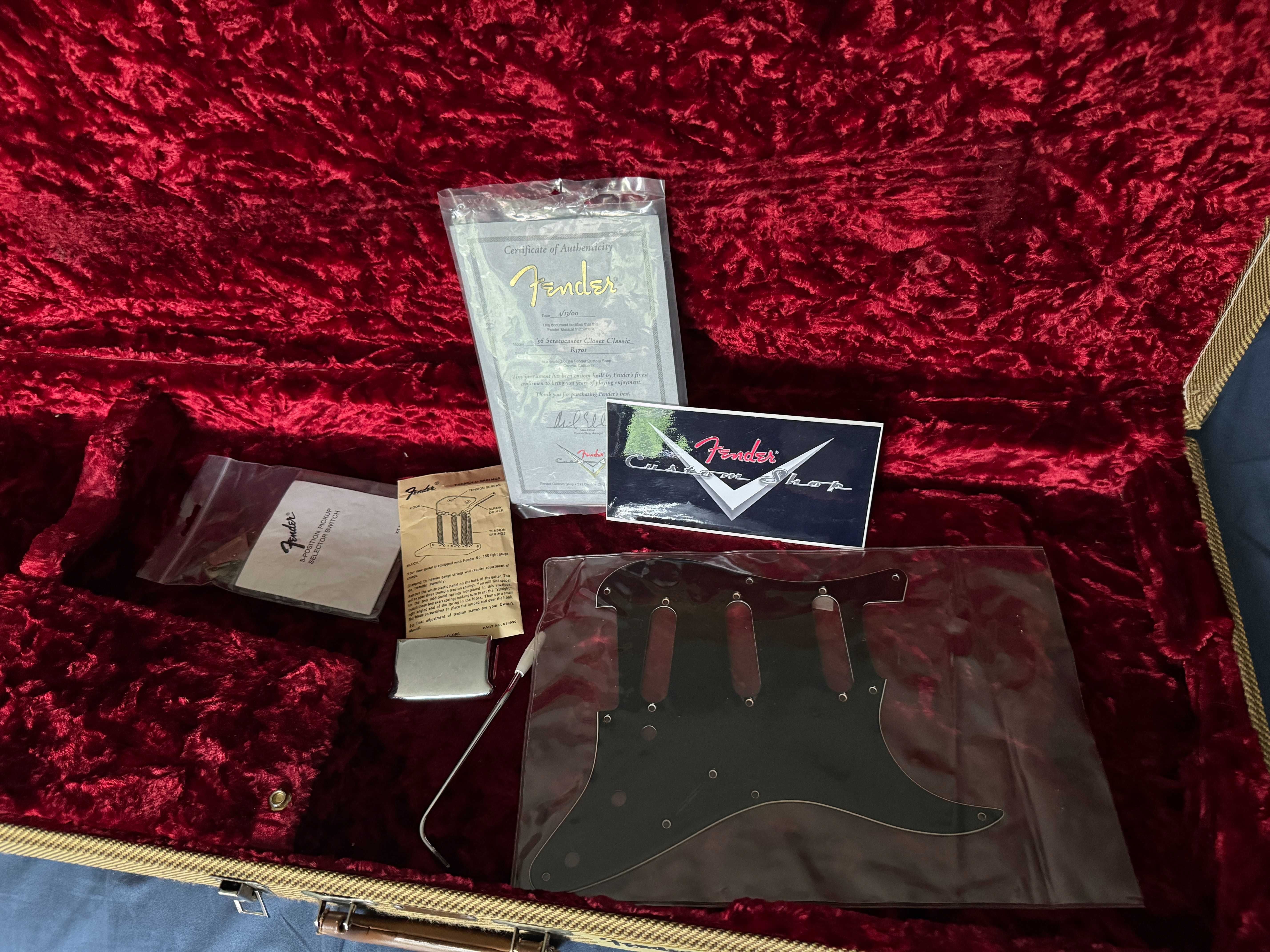 Fender Custom Shop 56’ Closet Classic Stratocaster by John Cruz (2000)