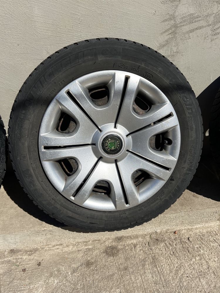 Диски з резиною 185/60/R14 5x100 Skoda Fabia, VW Polo, VW Golf 4