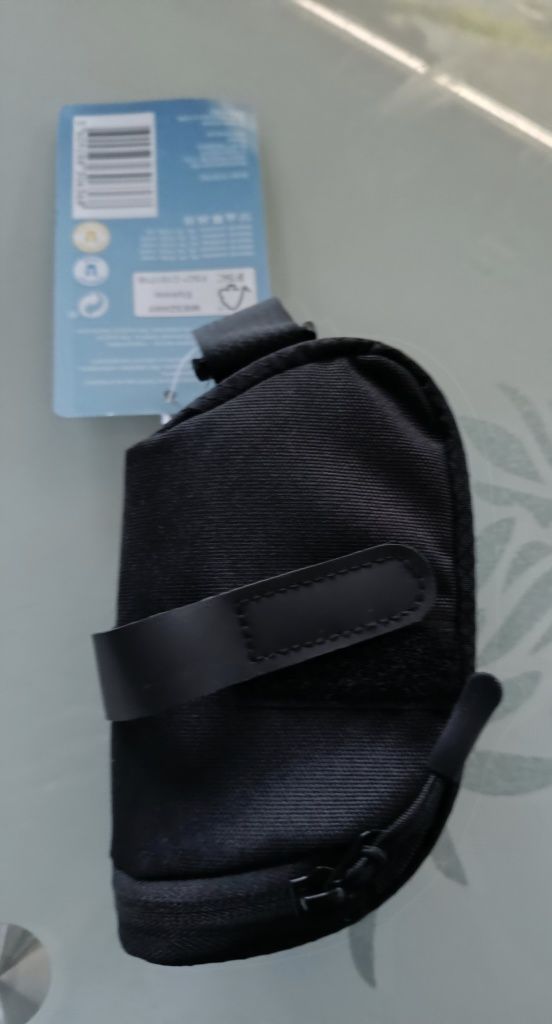 Mała torba rowerowa pod siodełko Seven For Seven czarna