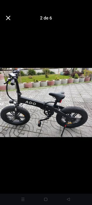 Bicicleta elétrica como nova