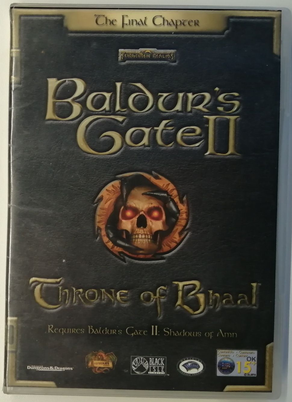 "Baldur's Gate 2 Throne of Bhaal" gra PC wersja angielska