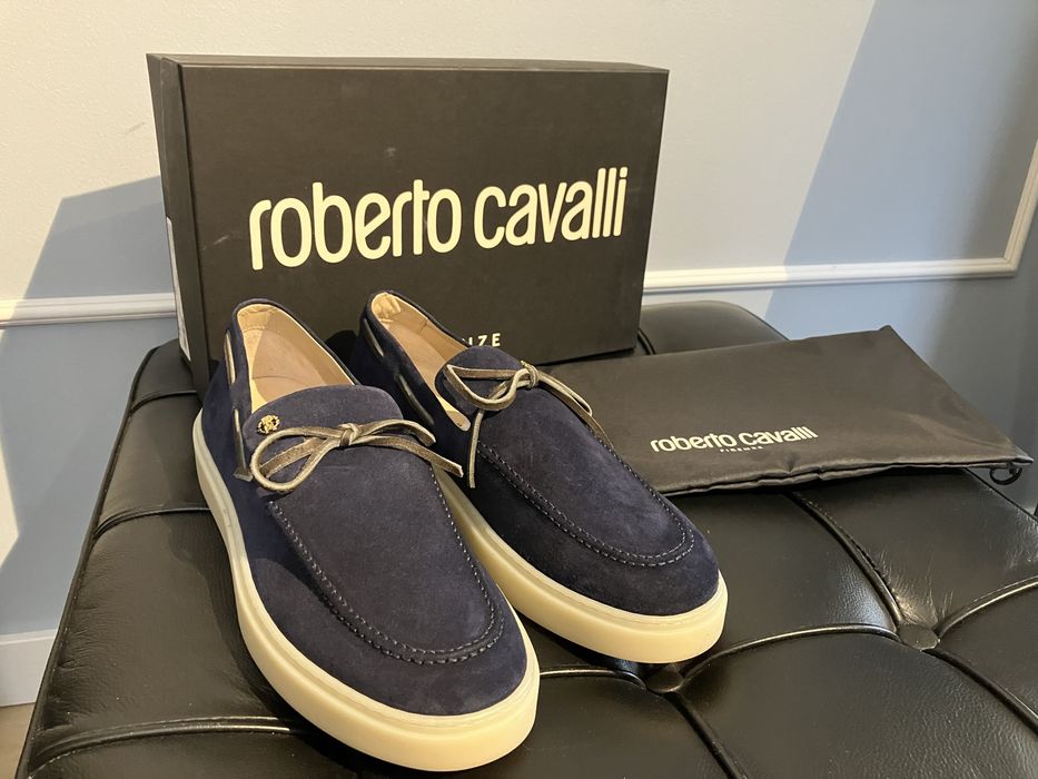 Roberto Cavalli luksusowe wloskie mokasyny skorzene New roz.43