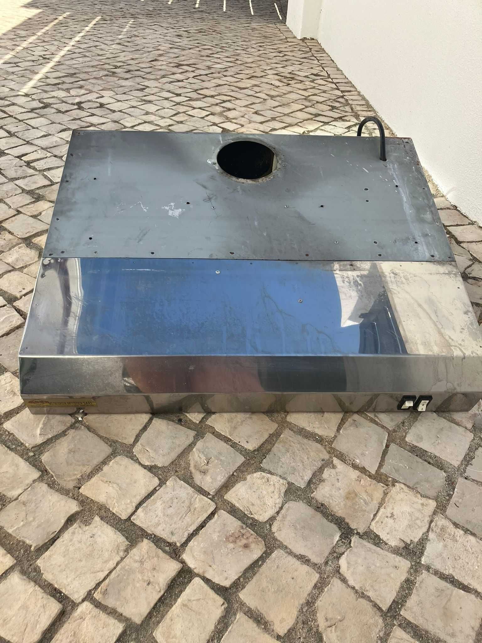 Exaustor cozinha inox