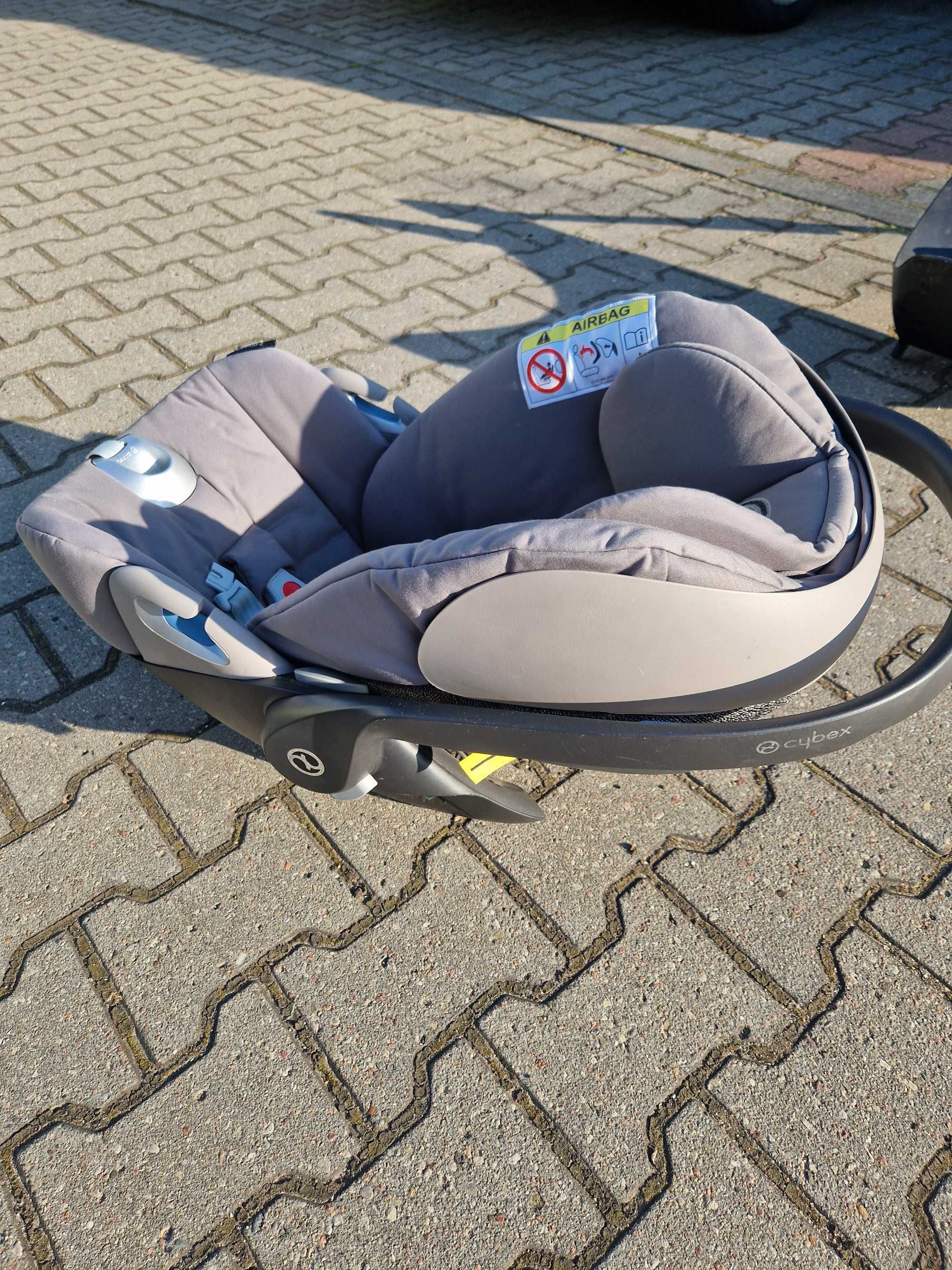 Fotelik isifix CYBEX Cloud Z i-Size + baza 360 Z i-Size Soho Gray