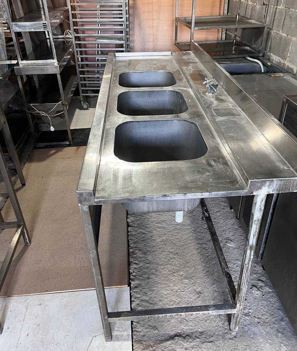 Мойка 3 секції мийка бу нержавейка