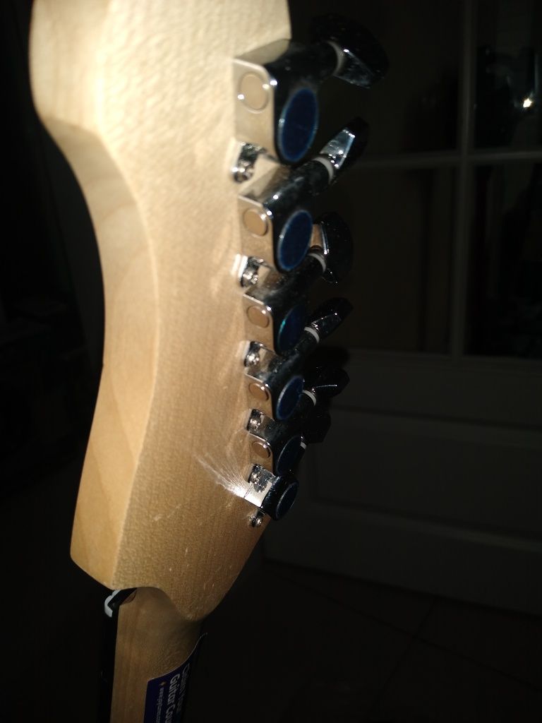 Gitara Elektryczna RockJam RJEG02-SK-BK Wzmacniacz Zestaw
