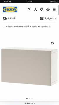 Zestaw szafek ściennych Besta ikea 5 sztuk