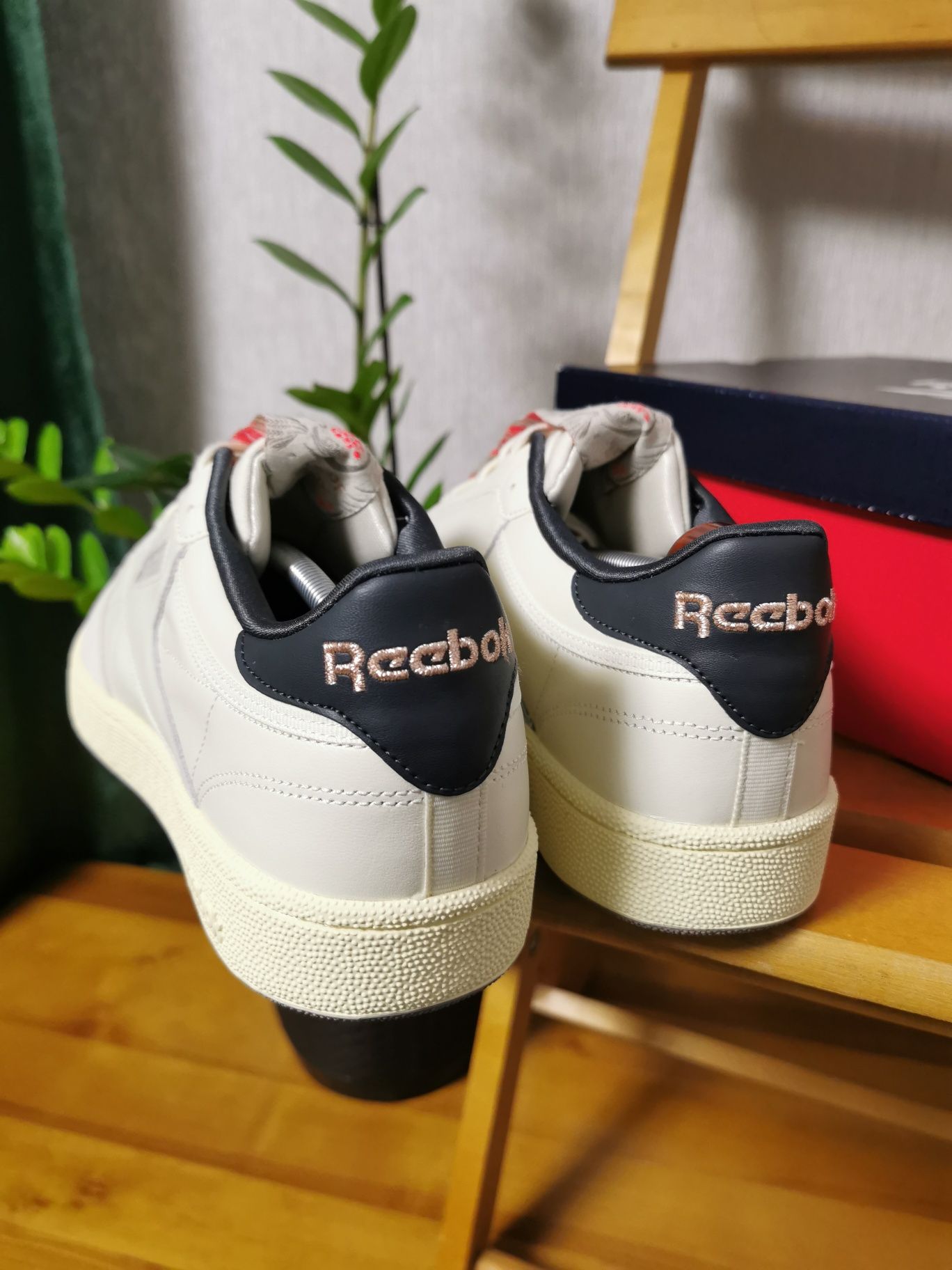 Кожаные кроссовки Reebok Club C 85 FY7510 кеды Оригинал