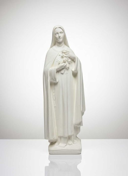 RARISSIME Antyk Duża Figura Św. Teresy z Lisieux Ateliers DÉPOSÉ 40cm,
