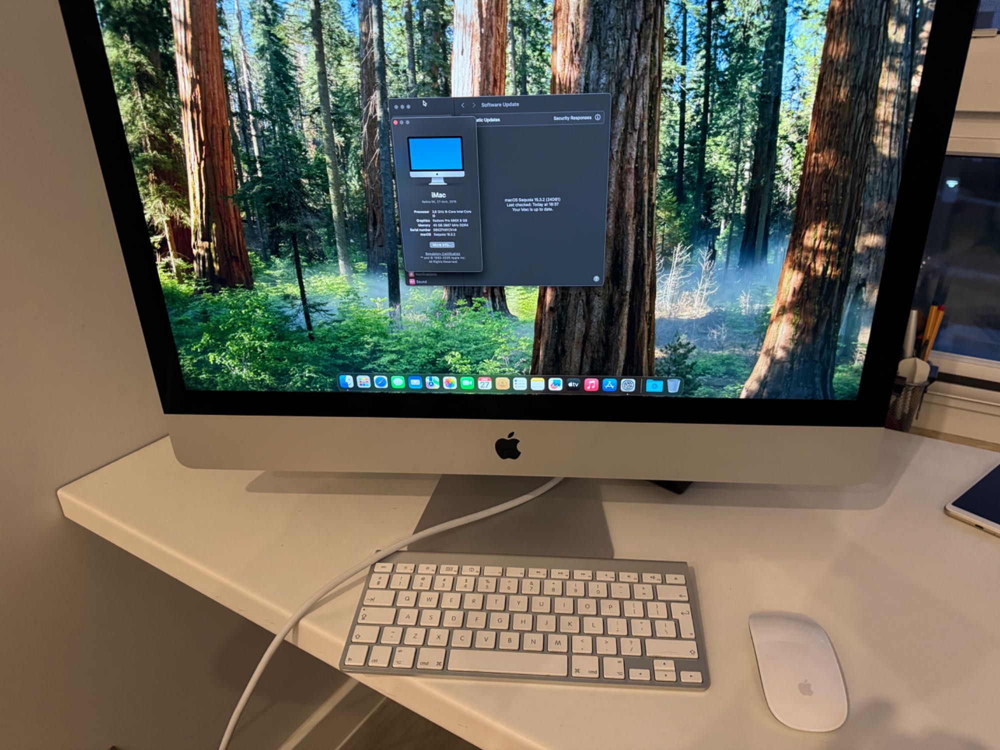 iMac Retina 5k i9 3.6, 27 cali, 40GB, 500GB, Radeon Pro 580X - idealny