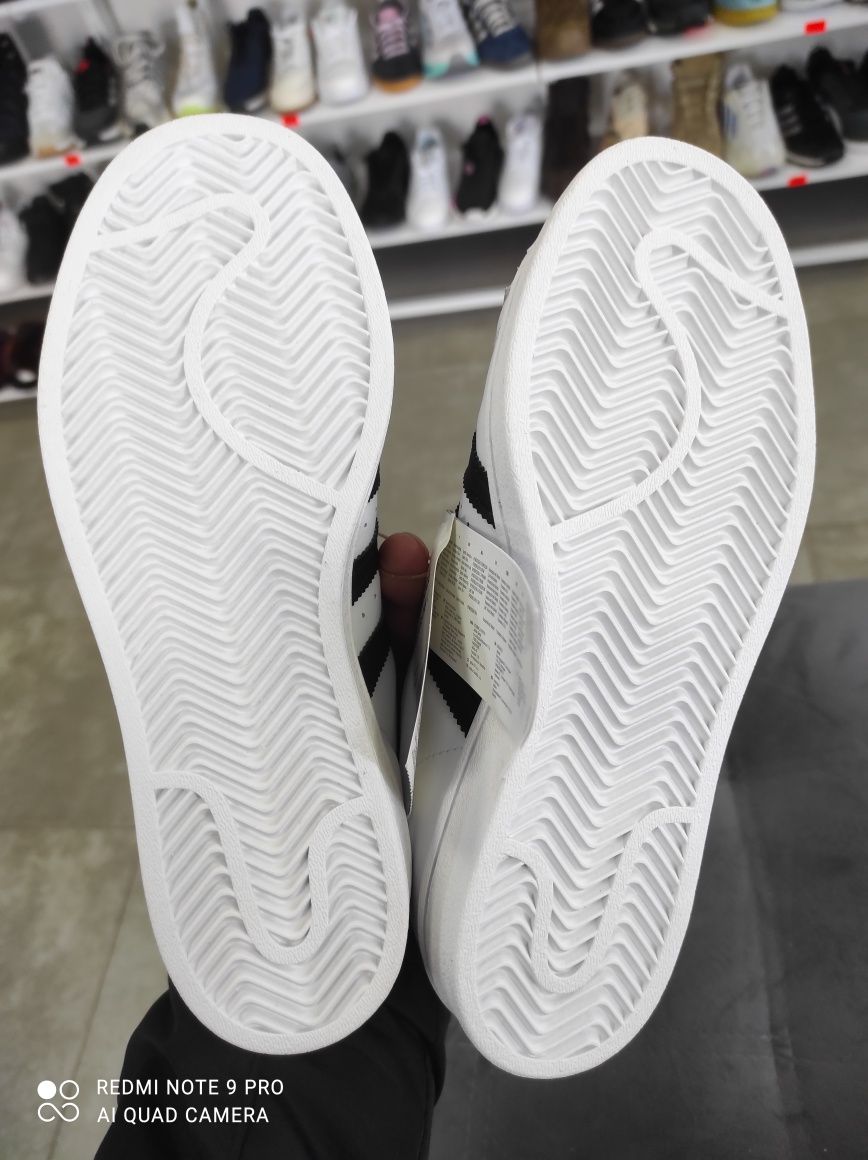 ОРИГІНАЛ 100% Кросівки Adidas Superstar J White FU7712 36