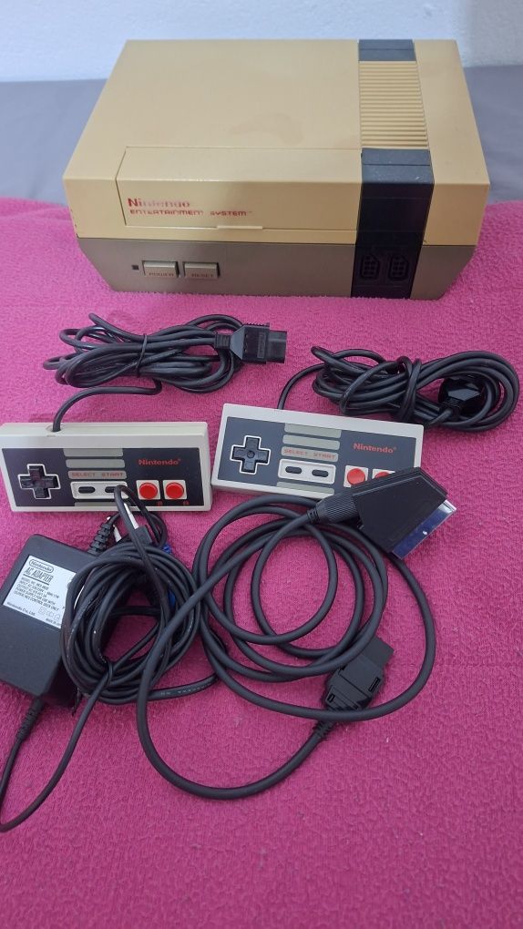 Nintendo nes completo tudo original