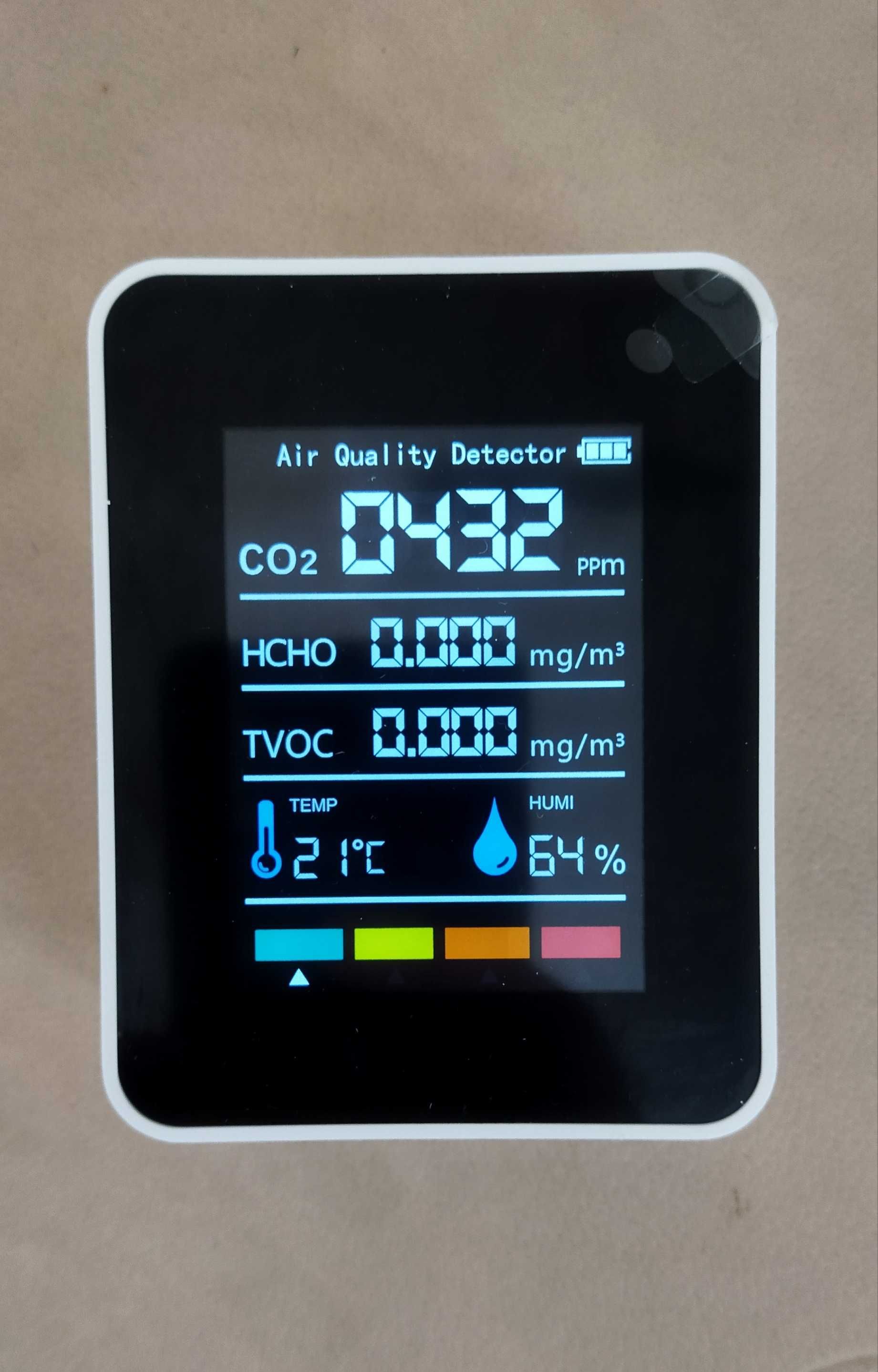 Датчик качества воздуха 6 показателей, угарный/чадный газ