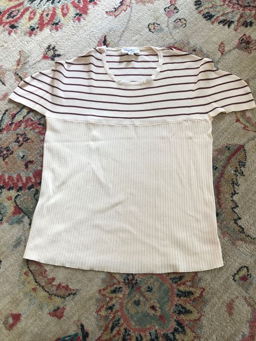 Papareil Paris bluzka sweterek rayon krótki rekaw M