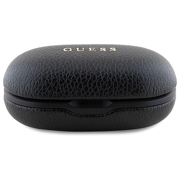 Słuchawki Bluetooth Guess Grained Classic Logo TWS + stacja dokująca -