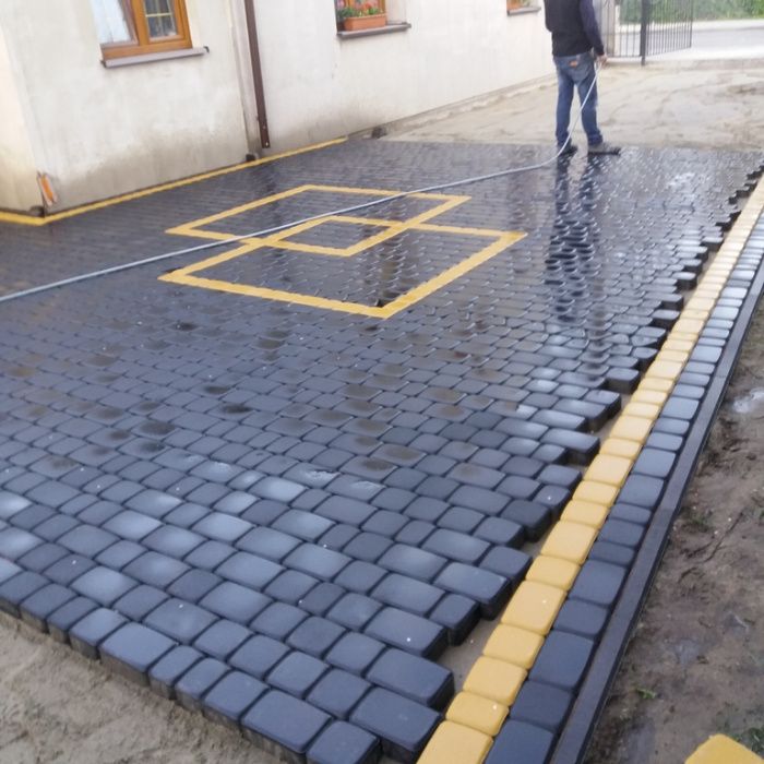 Kompleksowe układanie kostki brukowej