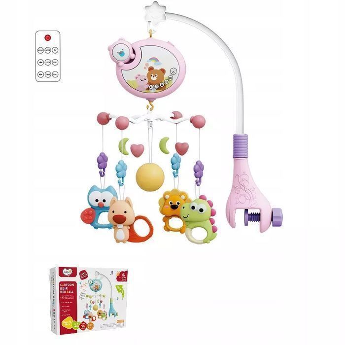 Karuzelka do łóżeczka z pilotem. Madej