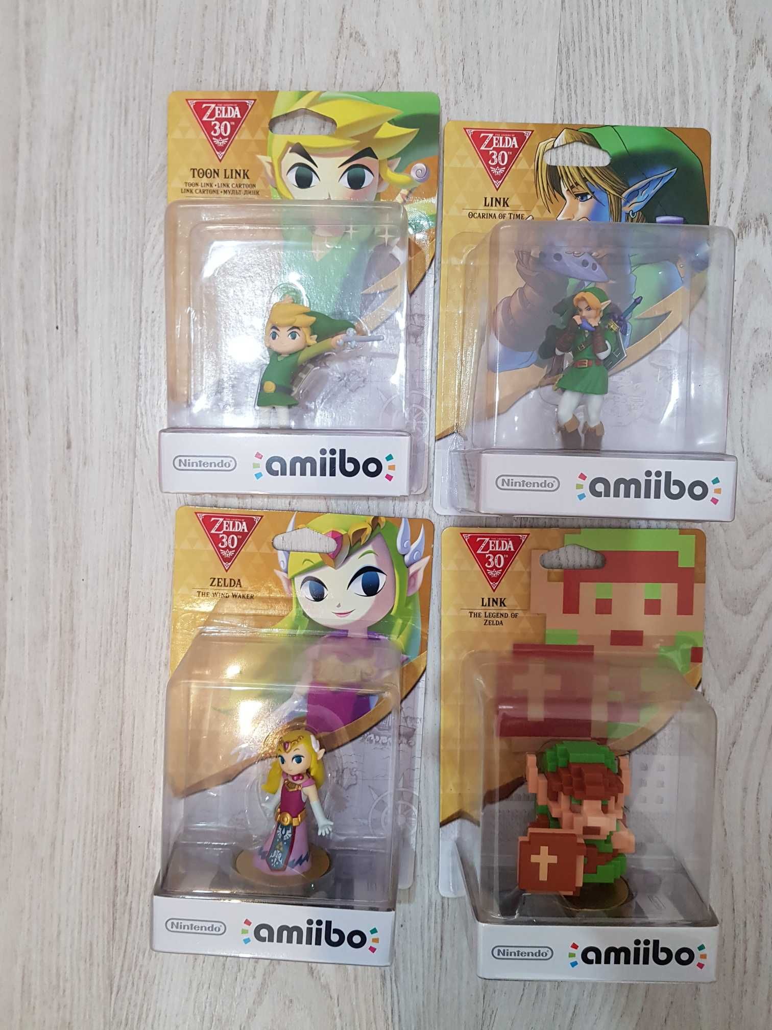 Coleção de amiibos selados