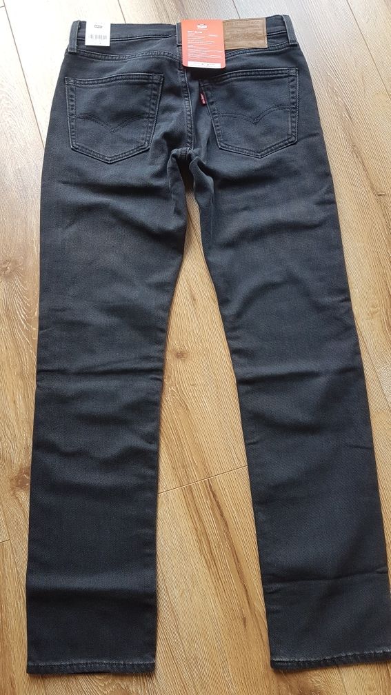 Jeansy męskie Levi's 511 Slim 30 x 32 spodnie dżinsy nowe