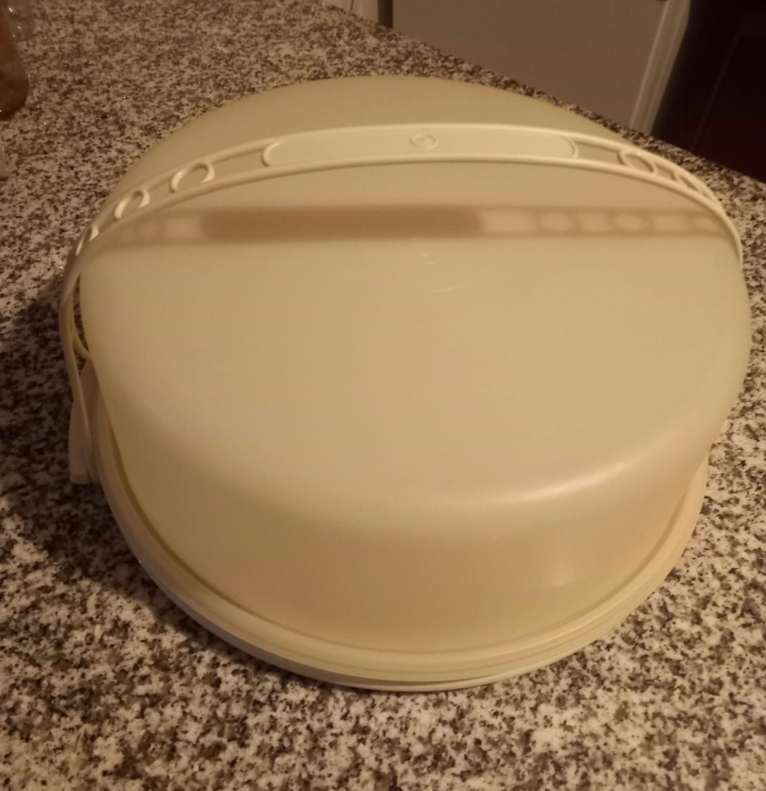Boleira e prato giratório - pouco uso, Tupperware