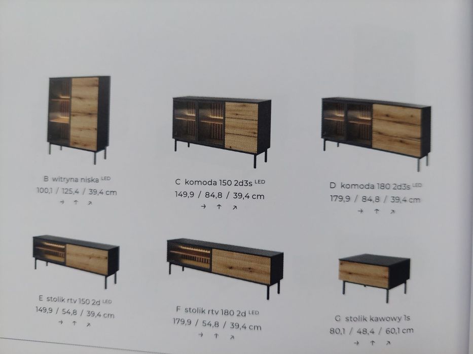 Meble pokojowe szfaki