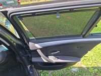 ZESTAW Roletki rolety boczne drzwi boczki skóra tył BMW E61 LIFT KOMBI