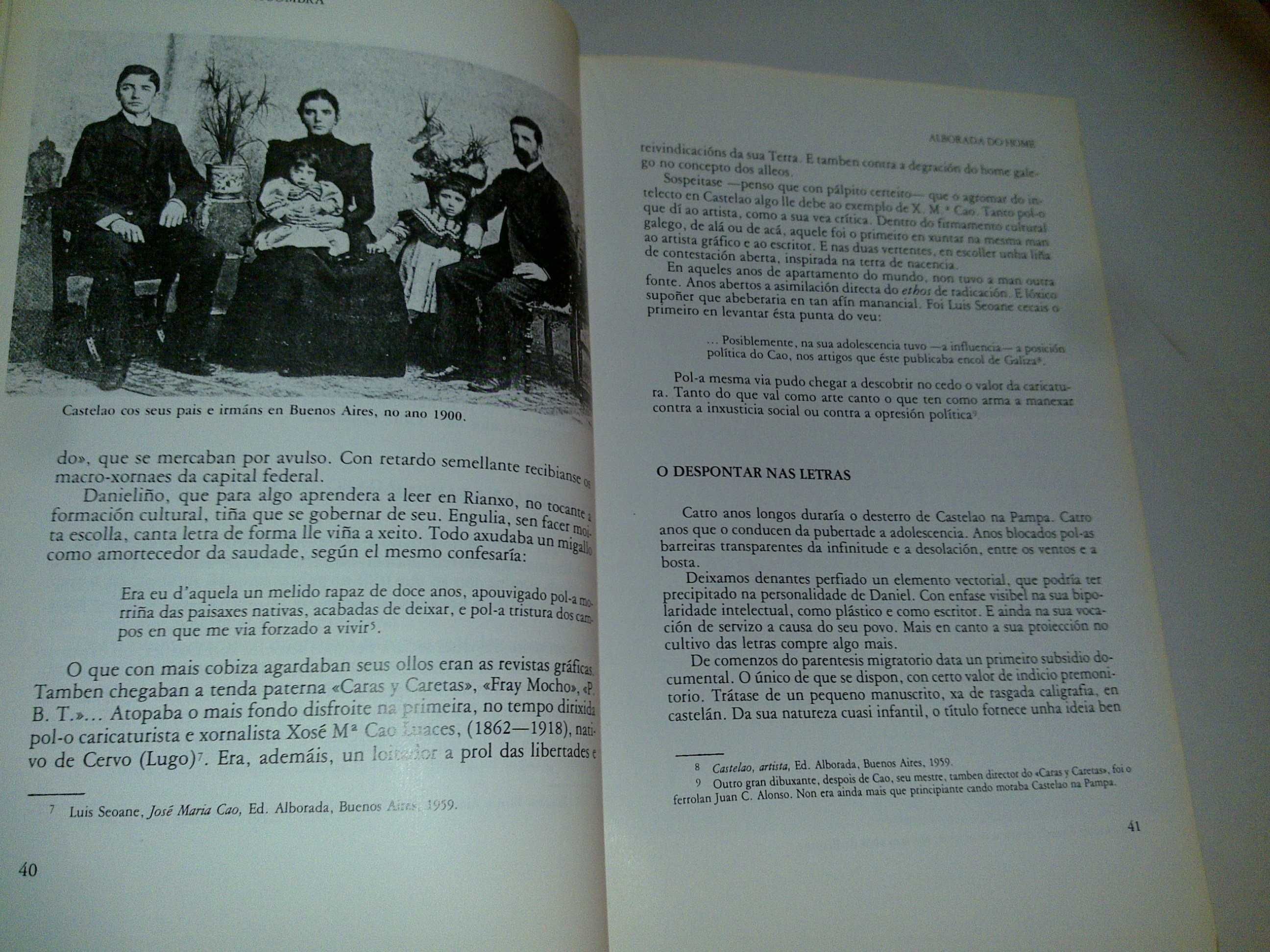 castelao na luz e na sombra (valentín paz-andrade) 2º edición 1986