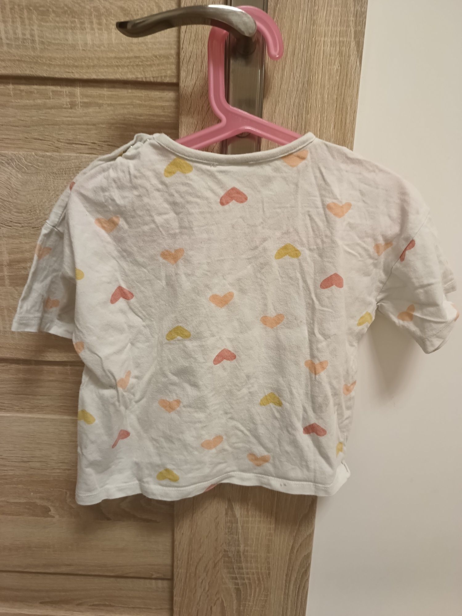 Bluzka na krótki rękaw t-shirt dla dziewczynki z myszką Minnie 98cm