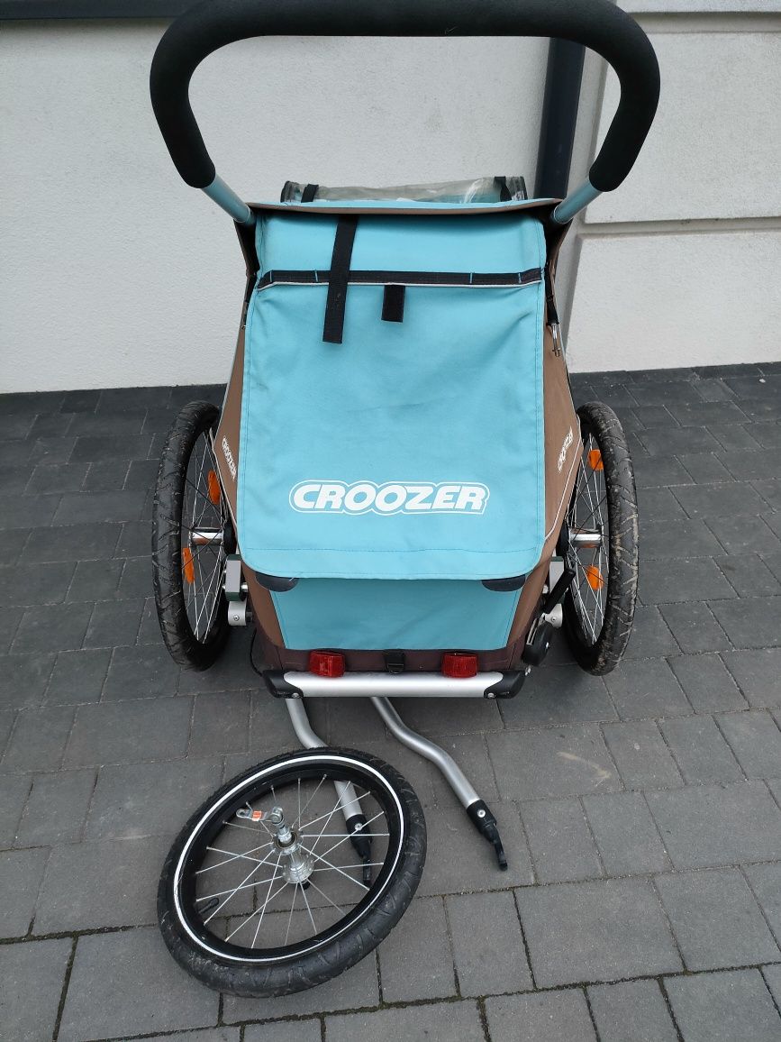 Przyczepka rowerowa Croozer 1 amortyzacja 3w1 riksza
