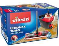 Vileda Ultramat Turbo mop z wiadrem + 2 wkłady GRATIS