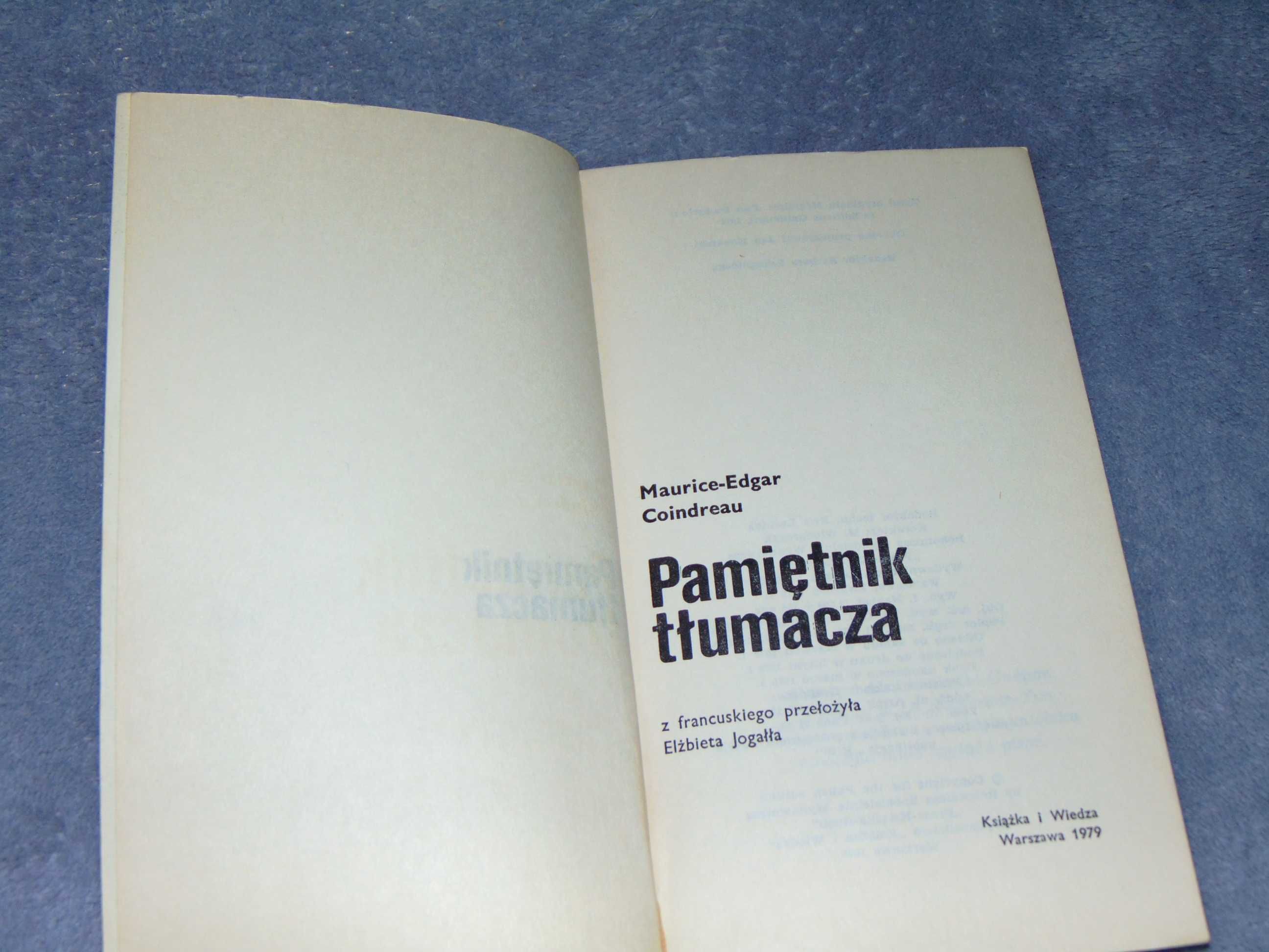 Pamiętnik tłumacza - Maurice-Edgar Coindreau