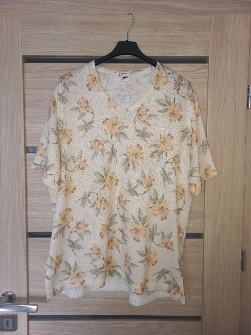 Bluzka sweterkowa, biust: 70x2