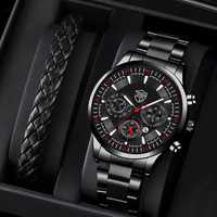 Годинник Fashion Men's Watches Business Stainless