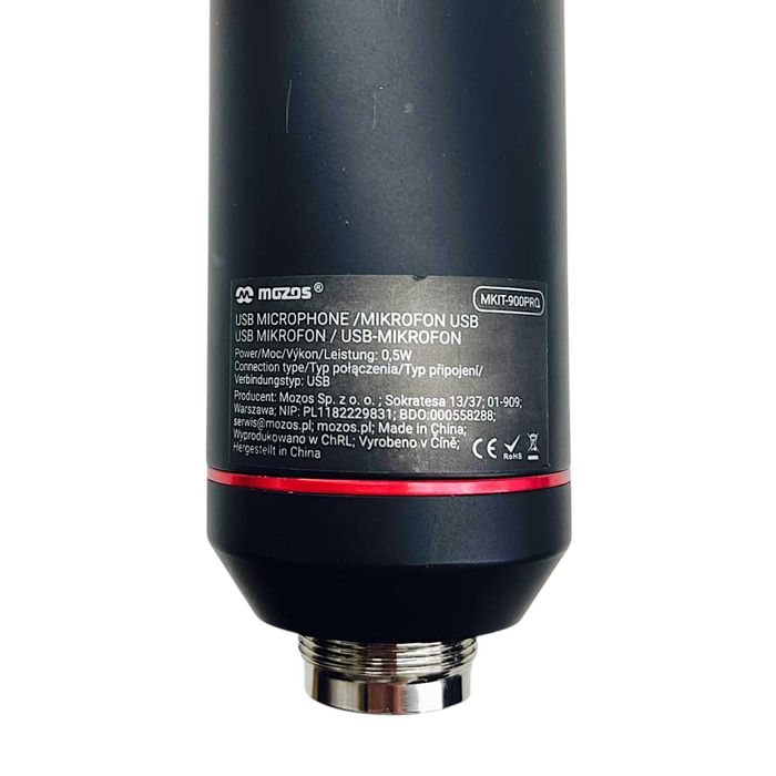 Mikrofon MOZOS MKIT-900PRO Kardioidalny +  osłona wyciszająca