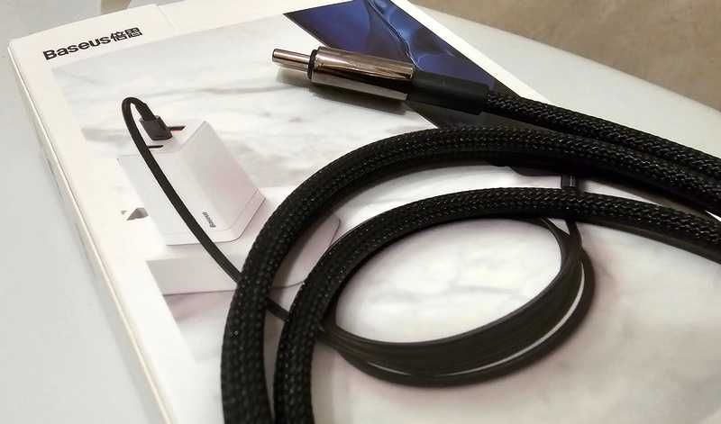 Baseus Tungsten Gold kabel USB-C 1 m / 100W 5A