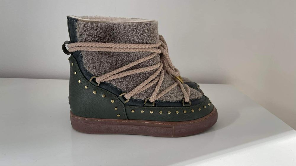 Inuikii sniegowce khaki cwieki wedge