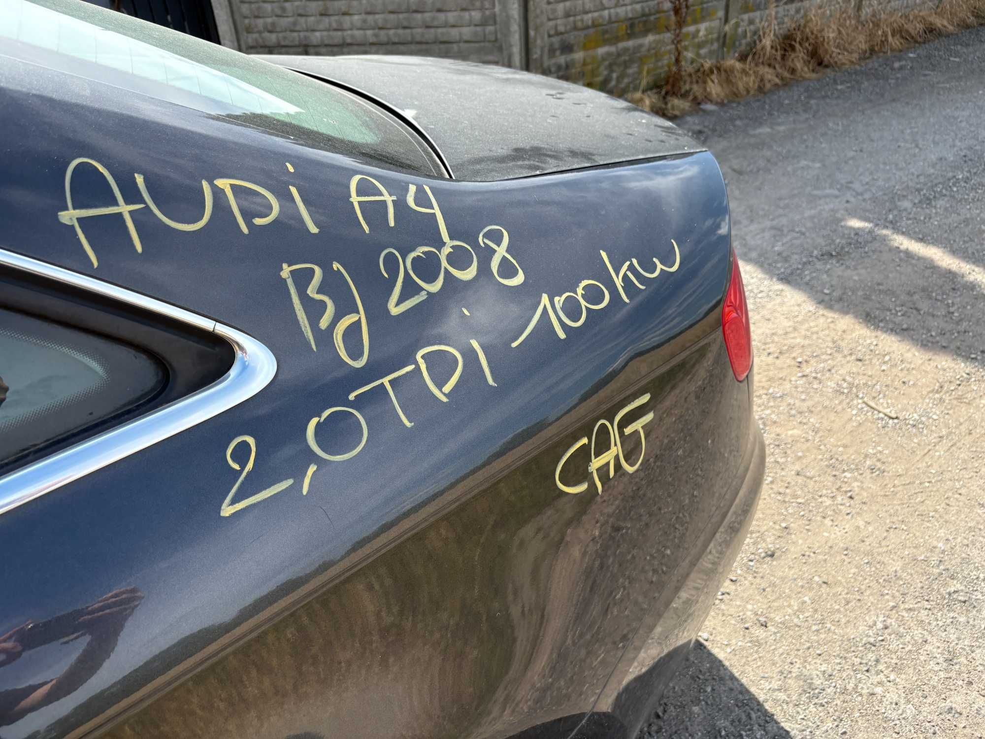 Audi a4 b8 sedan 2.0 tdi w całości na części BEZ PRAWA REJESTRACJI