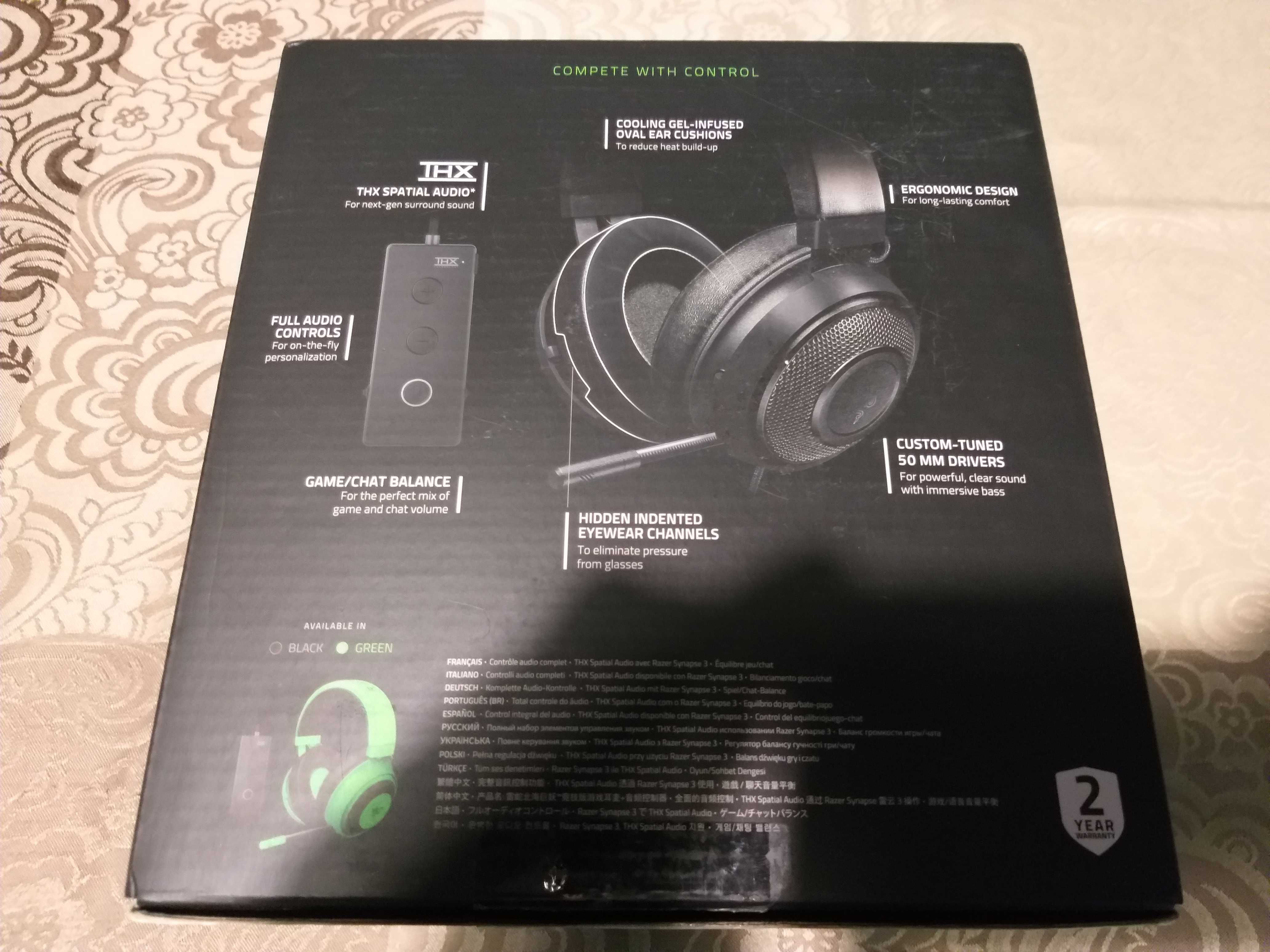 Słuchawki Razer Kraken Tournament Edition