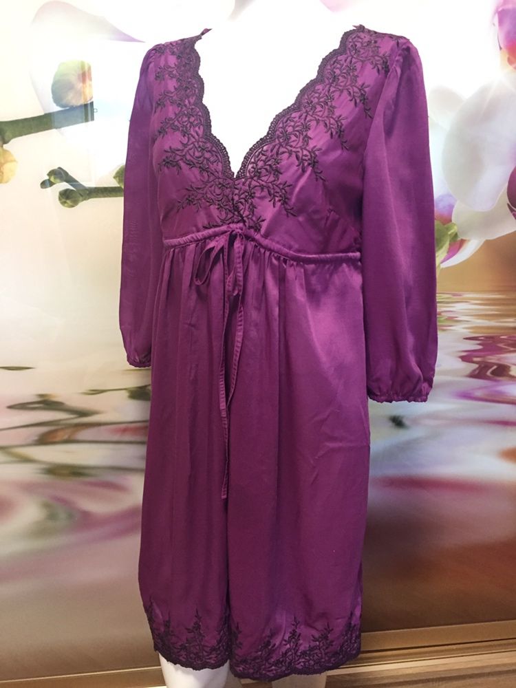 H&M Платье с вышивкой подойдет беременным 44-46р