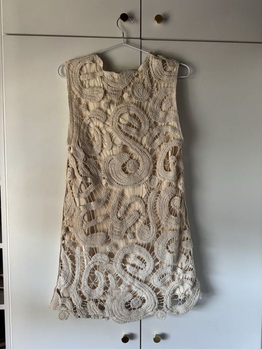 Vestido croche como novo