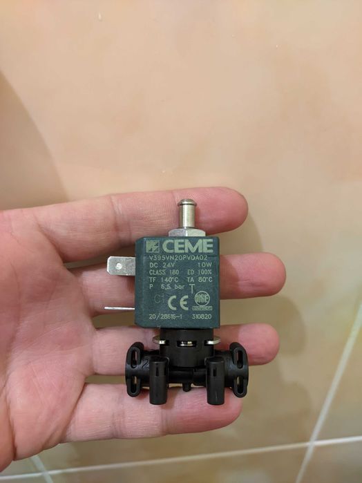 Клапан соленоїдний 3-х ходовий Saeco, Philips EP 24 V