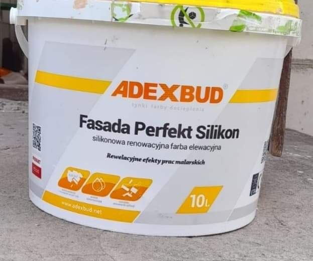Farba silikonowa elewacyjna do elewacji