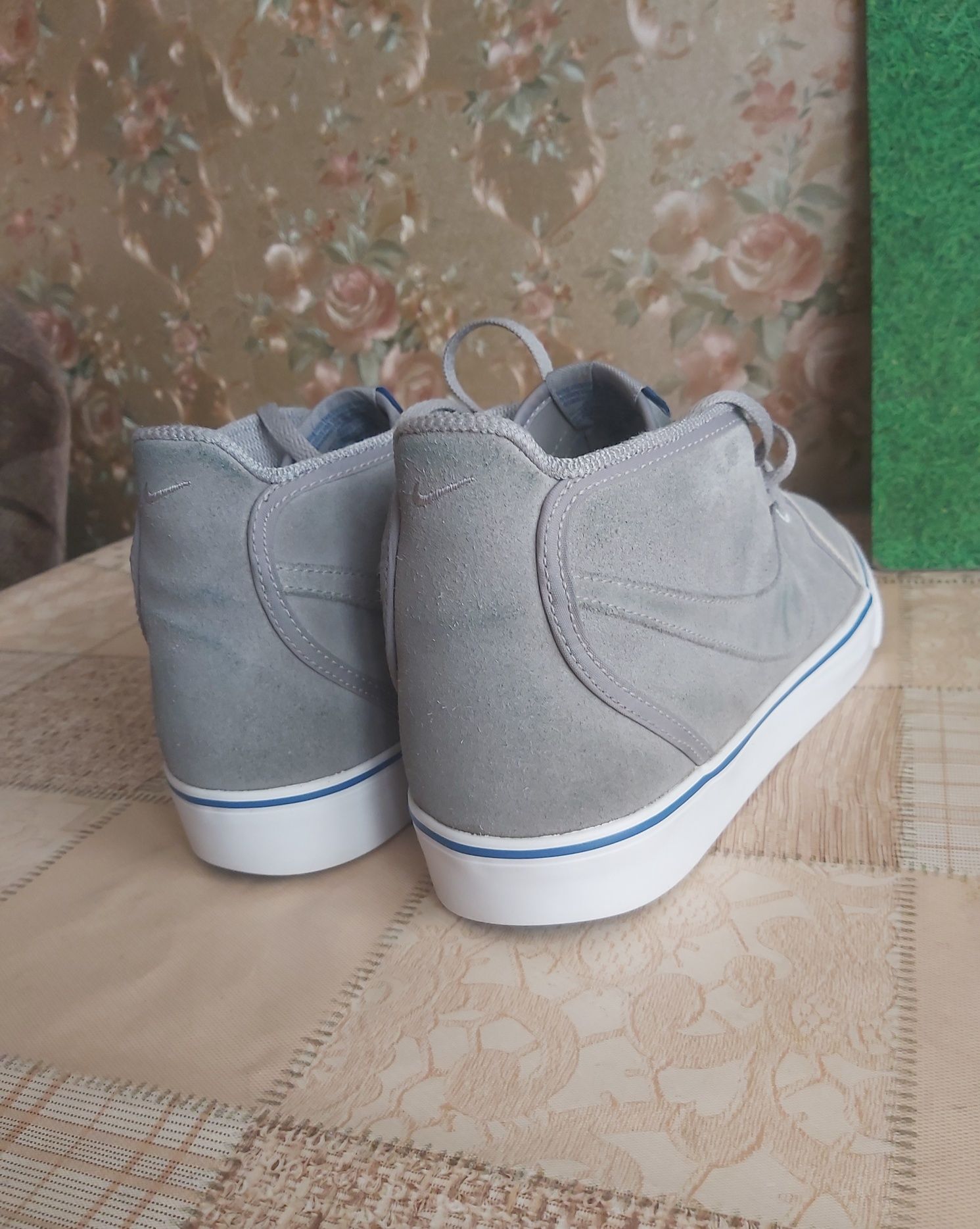 Кросівки снікери хайтопи замшеві Nike Toki Sb оригінал size 45/29см