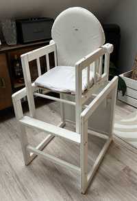 Drewniane krzesełko do karmienia - do odnowienia